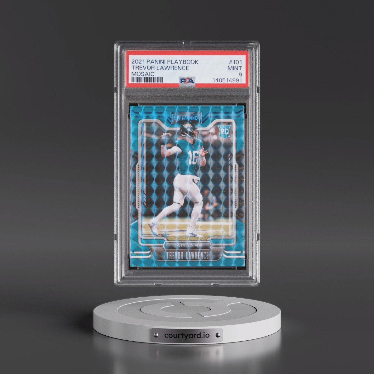 2021 Trevor Lawrence - Football Panini Playbook PSA 9 MINT